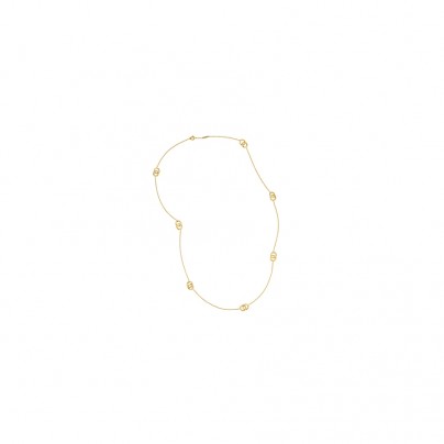 Jaipur Link 18K Yellow Gold Circles Necklace CB1338